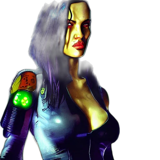 robot, comic book art, concept art, cyberpunk, fantasy art, neon lights, outer space, angelina transparent PNG cut-out
