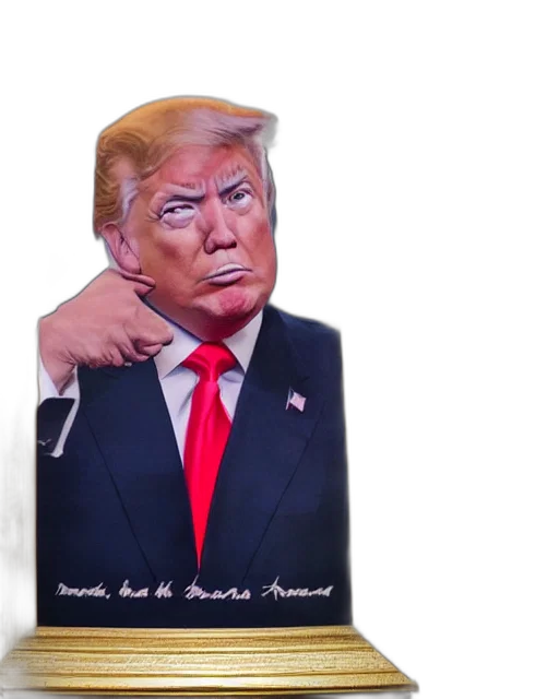 mask, photorealistic, presidential, portrait, donald, trump, style, ken transparent PNG cut-out