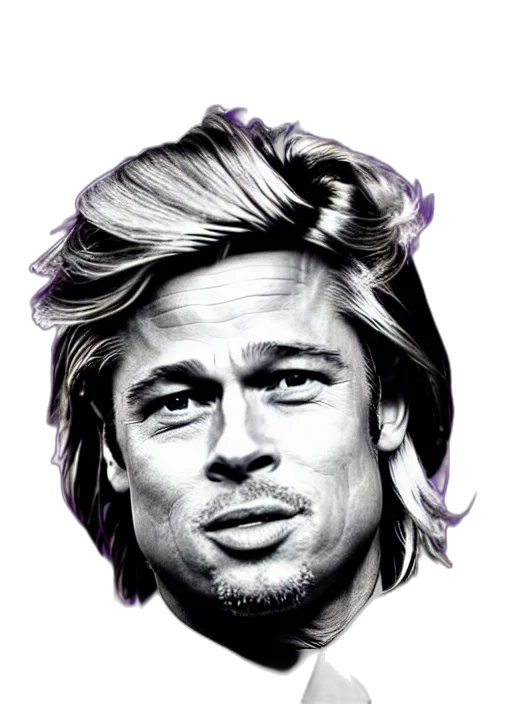 face, hair, photorealistic, cartoon, comic book art, fantasy art, mogul, brad transparent PNG cut-out