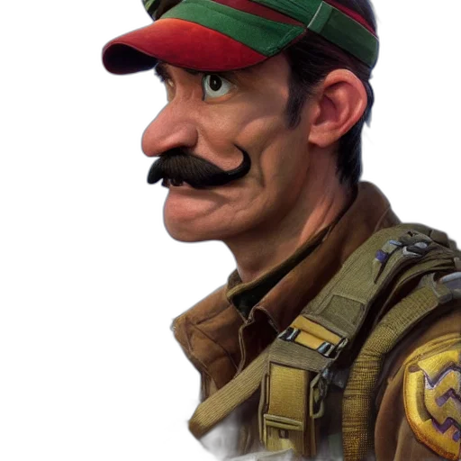 face, hat, staff, mask, concept art, 3d render, photorealistic, fantasy art transparent PNG cut-out