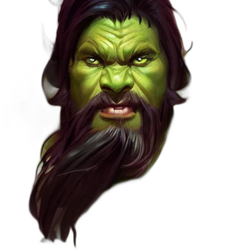 face, mask, staff, creature transparent PNG cut-out