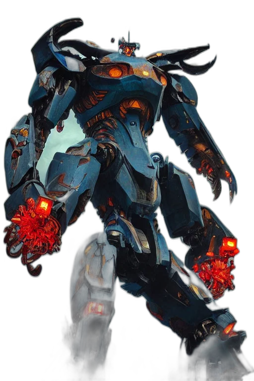 robot, weapon, concept art, fantasy art transparent PNG cut-out
