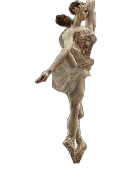 dress, staff, 3d render, concept art transparent PNG cut-out