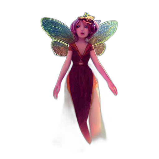 dress, creature, concept art, 3d render, fantasy art, pixel art, fairy, next transparent PNG cut-out