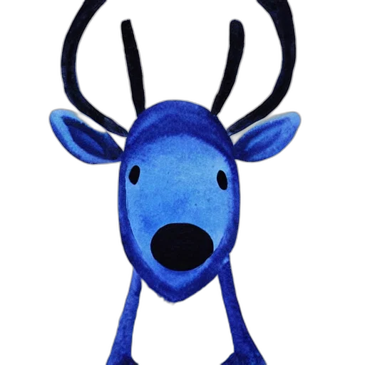 animal, staff, creature, mask, 3d render, concept art, cartoon, watercolor transparent PNG cut-out