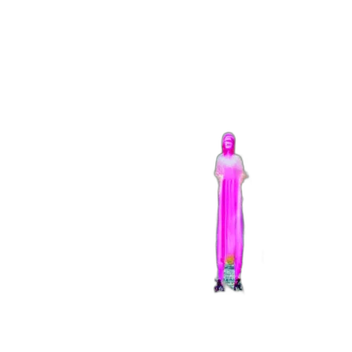 dress, robot, staff, sword transparent PNG cut-out