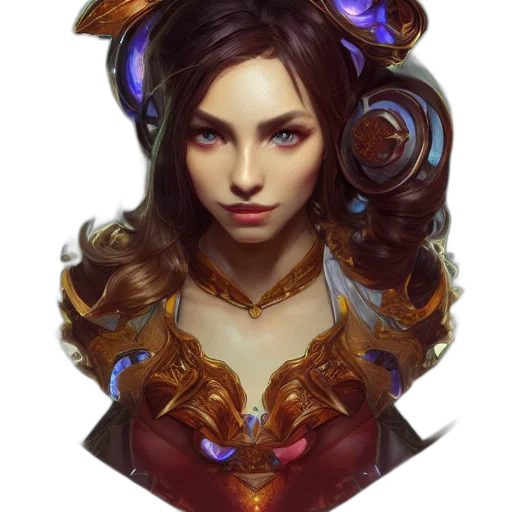 face, crown, jewelry, staff, fantasy art, concept art, photorealistic, pixel art transparent PNG cut-out