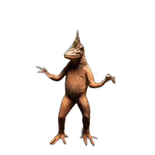 creature, dragon, animal, hat, 3d render, concept art, photograph, wizard transparent PNG cut-out