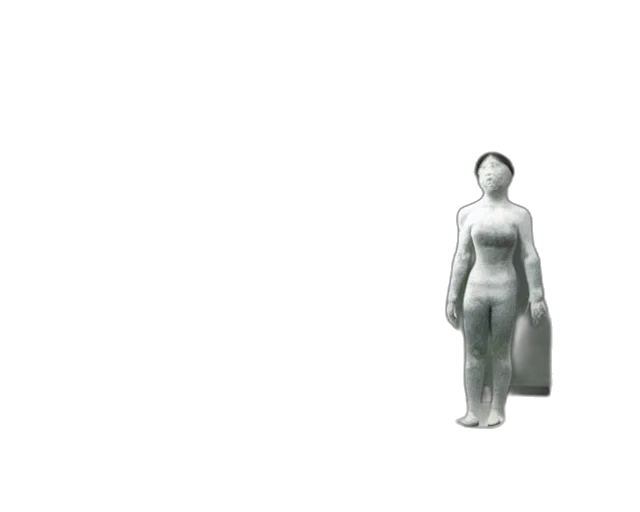 dress, robot, mask, staff transparent PNG cut-out