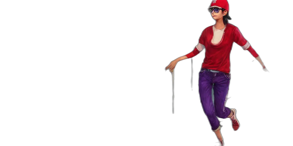 staff, concept art, 3d render, photorealistic, pixel art, red, neon, character transparent PNG cut-out