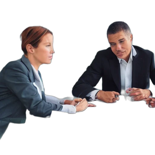 staff, people, business, meeting transparent PNG cut-out