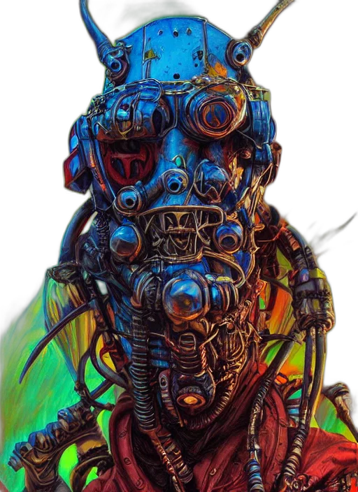 robot, mask, face, creature transparent PNG cut-out