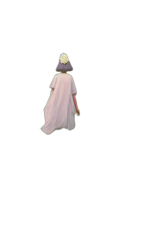 dress, creature, staff, crown transparent PNG cut-out