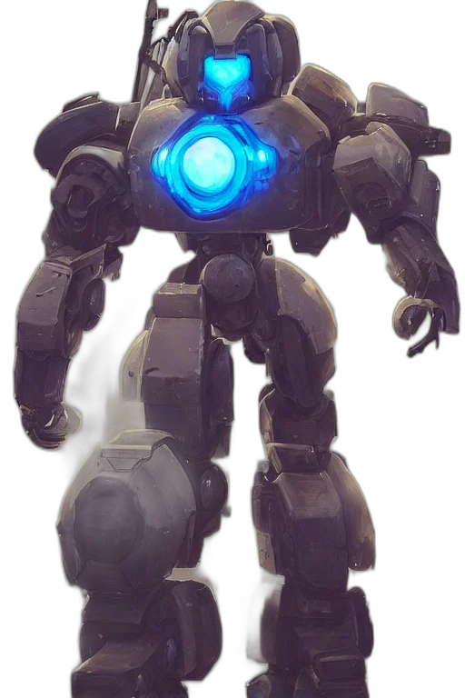 robot, weapon, concept art, fantasy art transparent PNG cut-out