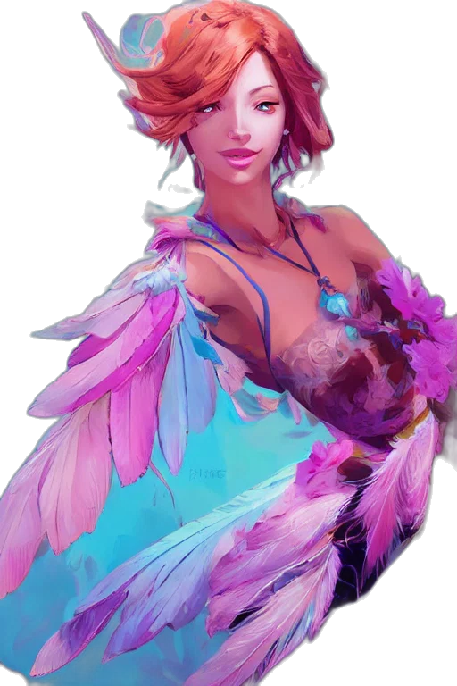 dress, fantasy art, concept art, watercolor transparent PNG cut-out