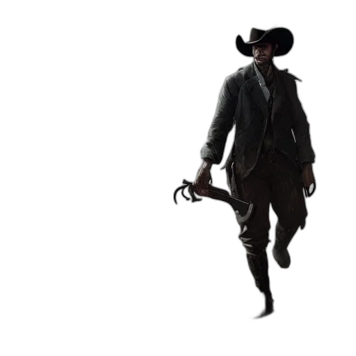 hat, staff, jacket, mask transparent PNG cut-out