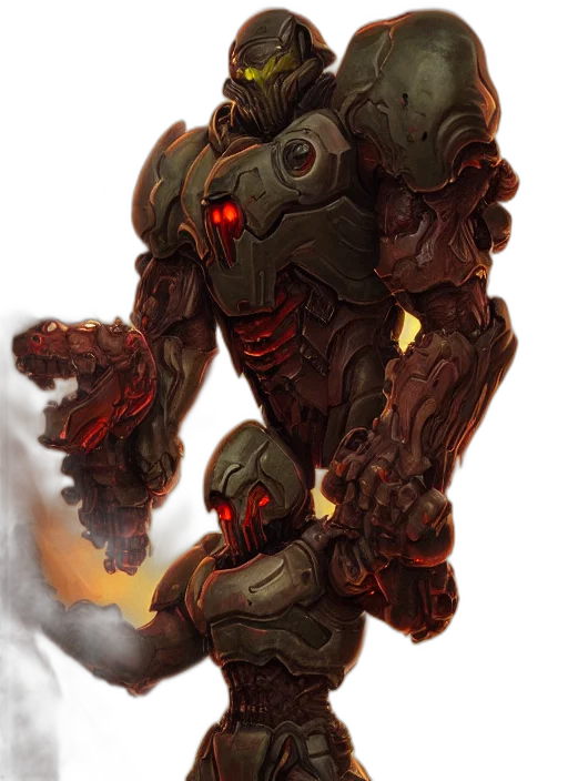 robot, weapon, creature, staff transparent PNG cut-out