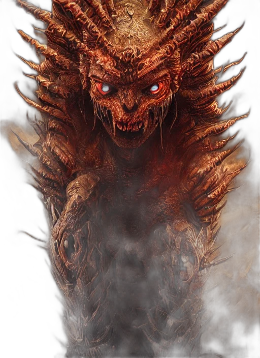dragon, creature, face, mask transparent PNG cut-out