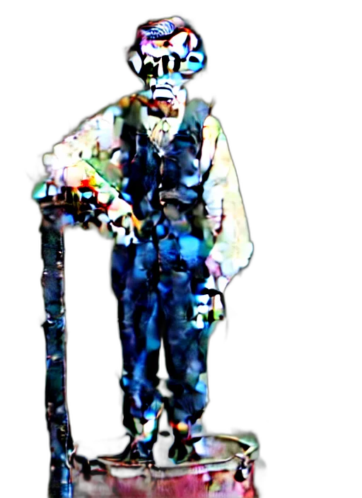 staff, robot, weapon, jacket transparent PNG cut-out