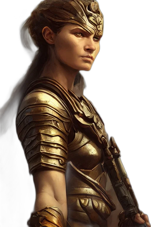 sword, face, staff, fantasy art, concept art, photorealistic, comic book art, golden transparent PNG cut-out