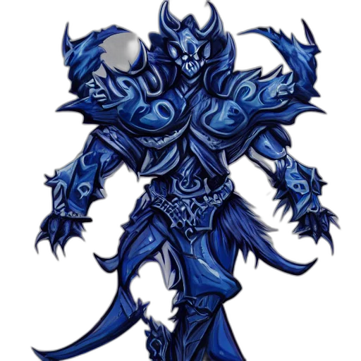 staff, dragon, concept art, fantasy art, comic book art, pixel art, blue, dark transparent PNG cut-out