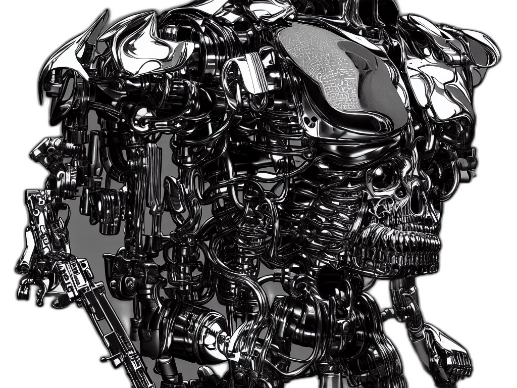 robot, mask, face, cyberpunk, 3d render, concept art, comic book art, outer space transparent PNG cut-out
