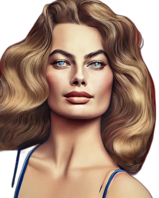 hair, face, photorealistic, cartoon, fantasy art, oil painting, beautiful, head transparent PNG cut-out