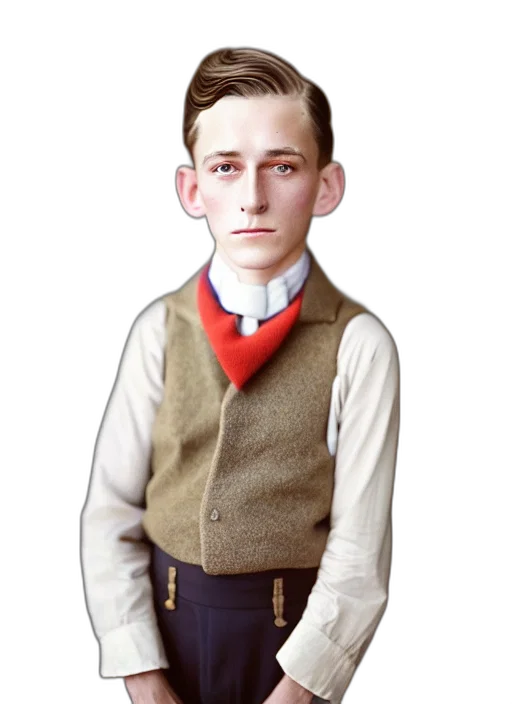 staff, jacket, face, photorealistic transparent PNG cut-out