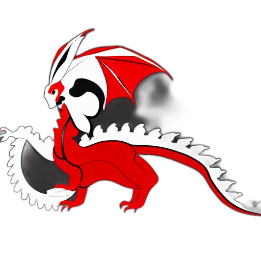dragon, staff, concept art, fantasy art, cartoon, pixel art, vector, art transparent PNG cut-out