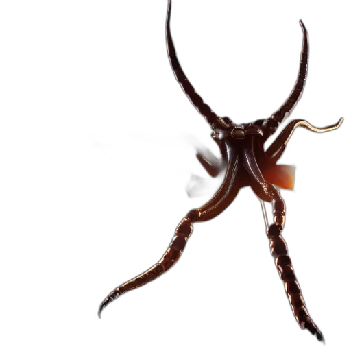 hair, creature, crown, animal, 3d render, concept art, photorealistic, still transparent PNG cut-out