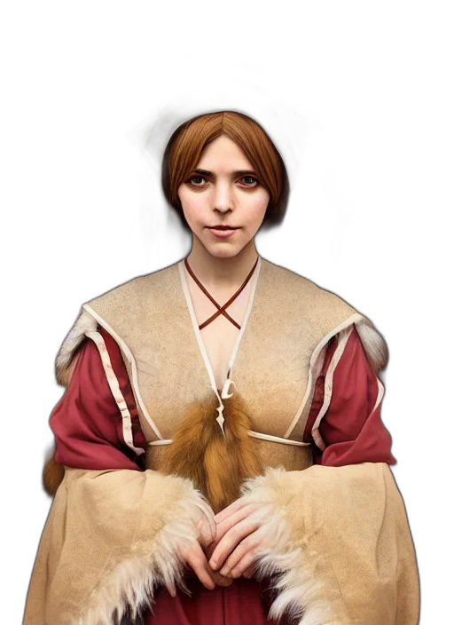 jacket, staff, face, animal, photorealistic, concept art, fantasy art, 3d render transparent PNG cut-out