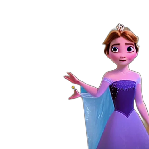 dress, crown, 3d render, concept art transparent PNG cut-out
