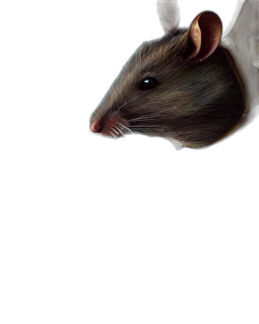 animal, creature, hair, hat, photorealistic, concept art, watercolor, oil painting transparent PNG cut-out