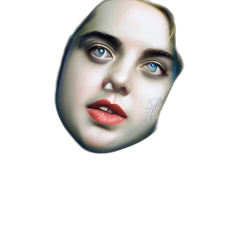 face, mask, creature, robot transparent PNG cut-out