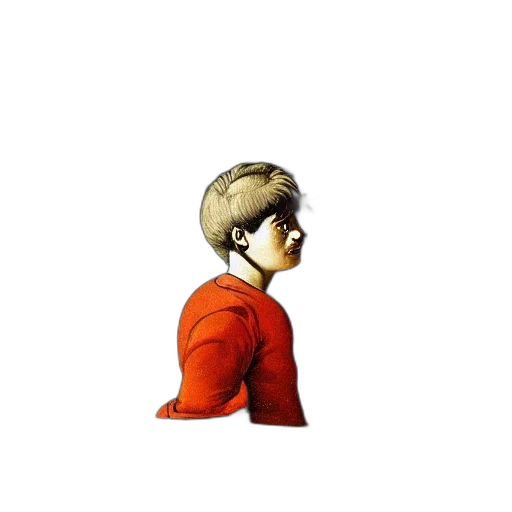 staff, jacket, face, hair, pixel art, concept art, 3d render, photorealistic transparent PNG cut-out