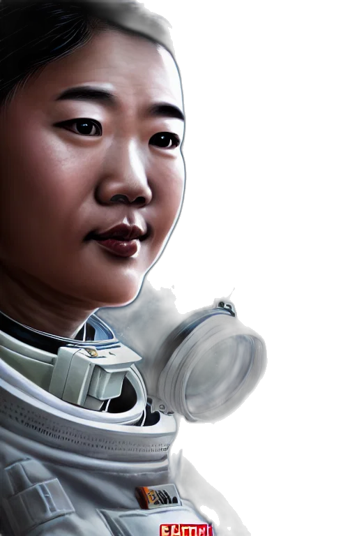 robot, face, concept art, photorealistic transparent PNG cut-out