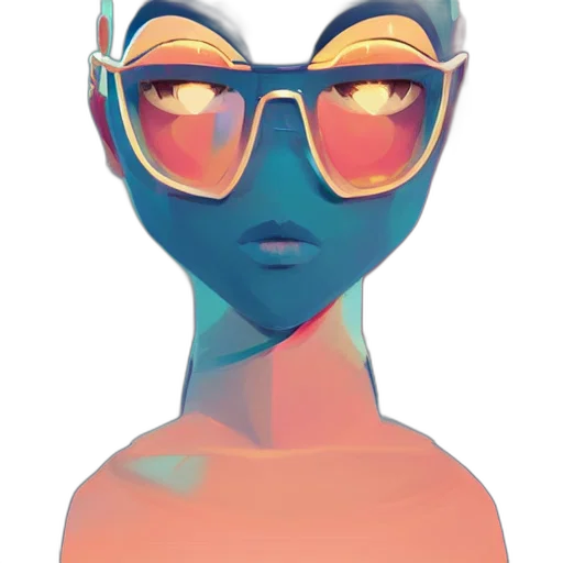 mask, face, robot, creature transparent PNG cut-out