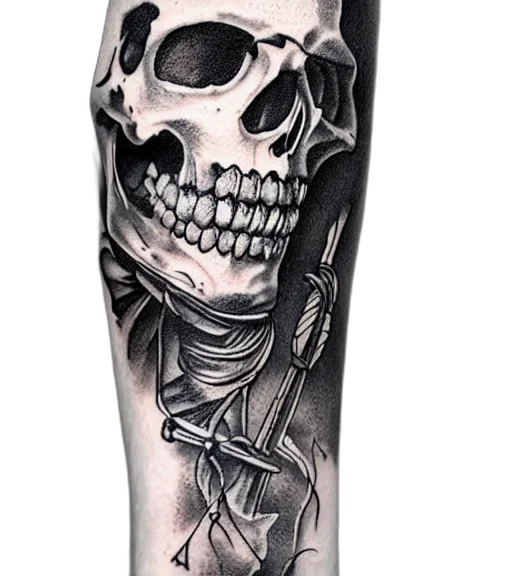sword, weapon, photorealistic, cartoon, comic book art, concept art, tattoo, design transparent PNG cut-out