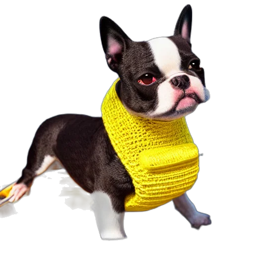 animal, jacket, 3d render, photorealistic, closeup, photograph, cute, smiling transparent PNG cut-out