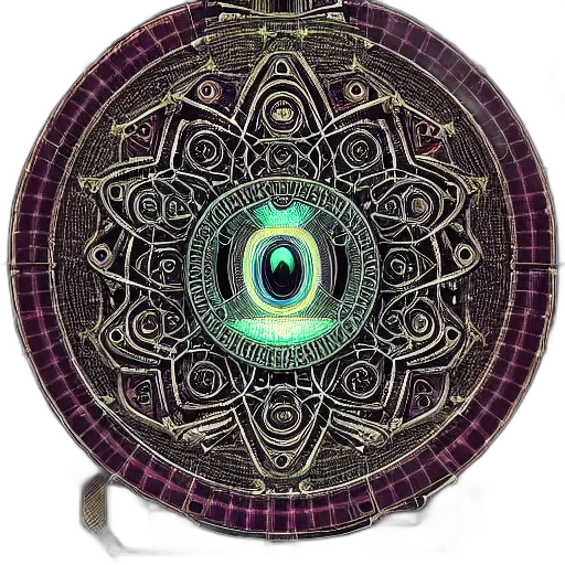 jewelry, mask, crown, hat, 3d render, fantasy art, concept art, cyberpunk transparent PNG cut-out