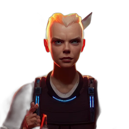 staff, face, robot, weapon transparent PNG cut-out
