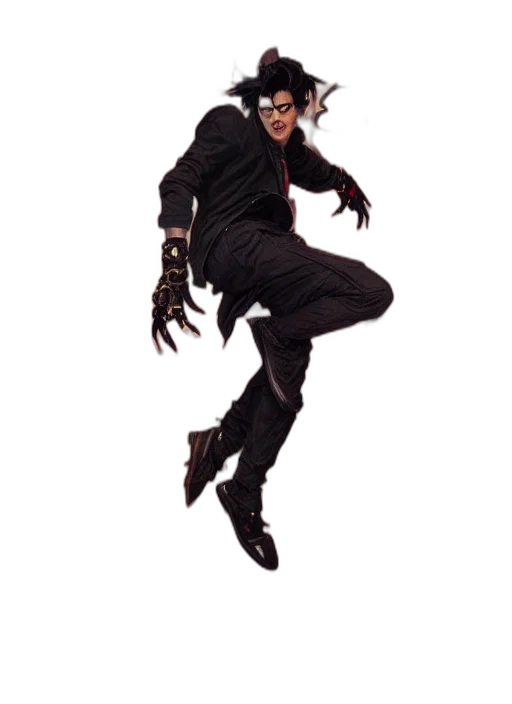 mask, staff, jacket, creature transparent PNG cut-out