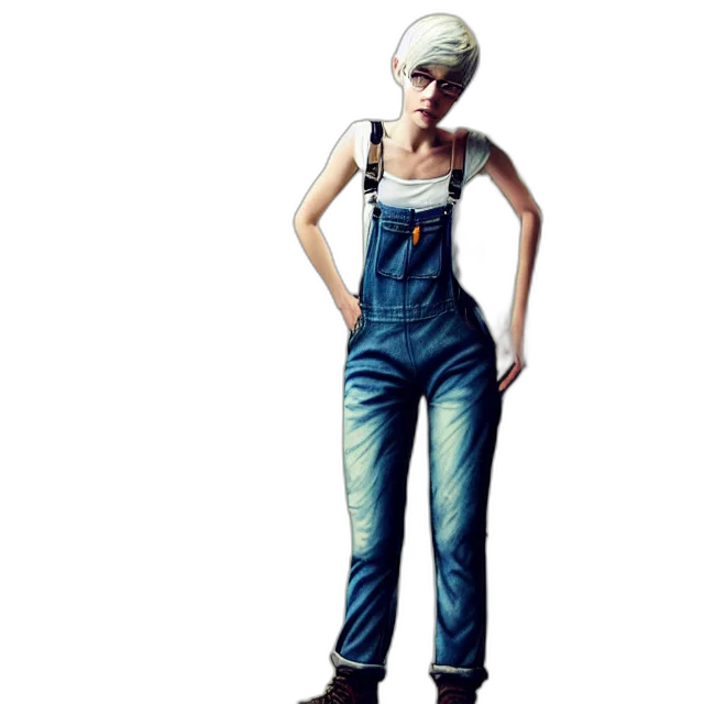 concept art, photorealistic, 3d render, cartoon, full, body, pose, beautiful transparent PNG cut-out
