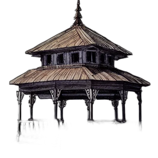 furniture, building, crown, hat, 3d render, concept art, photorealistic, watercolor transparent PNG cut-out