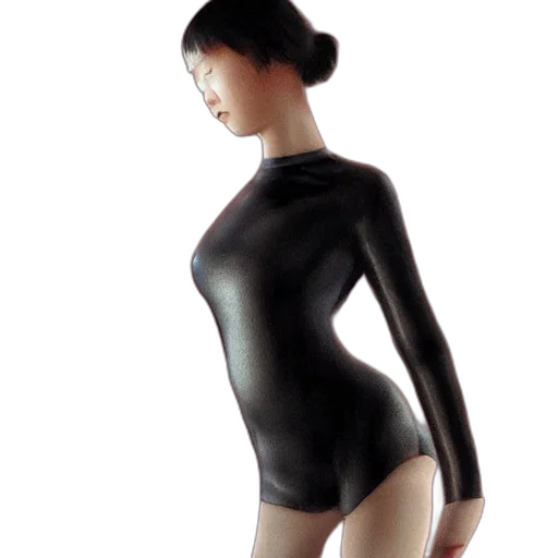 dress, robot, jacket, creature, 3d render, concept art, photorealistic, cyberpunk transparent PNG cut-out