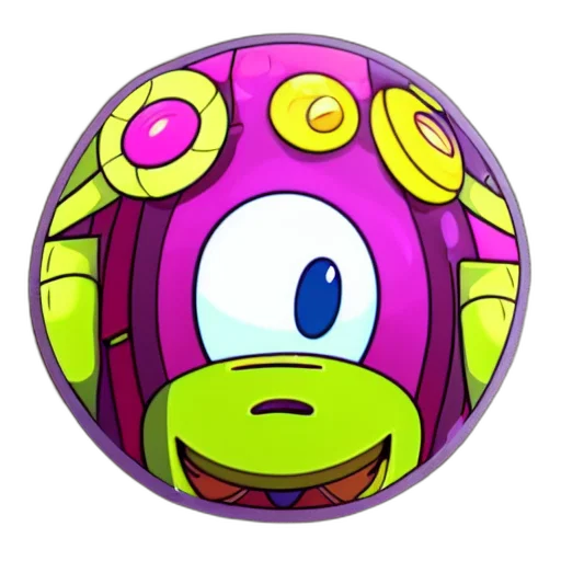 robot, mask, 3d render, cartoon transparent PNG cut-out