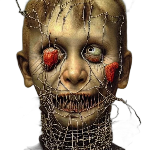 mask, face, creature, robot, concept art, photorealistic, 3d render, comic book art transparent PNG cut-out