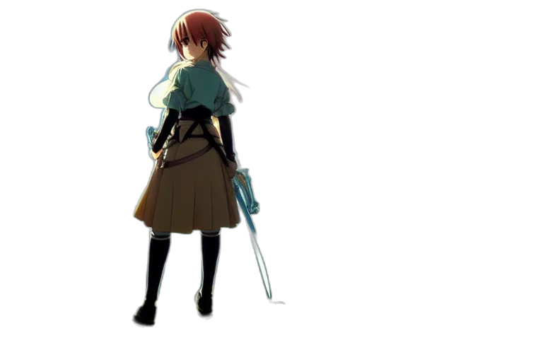 staff, weapon, sword, dress transparent PNG cut-out