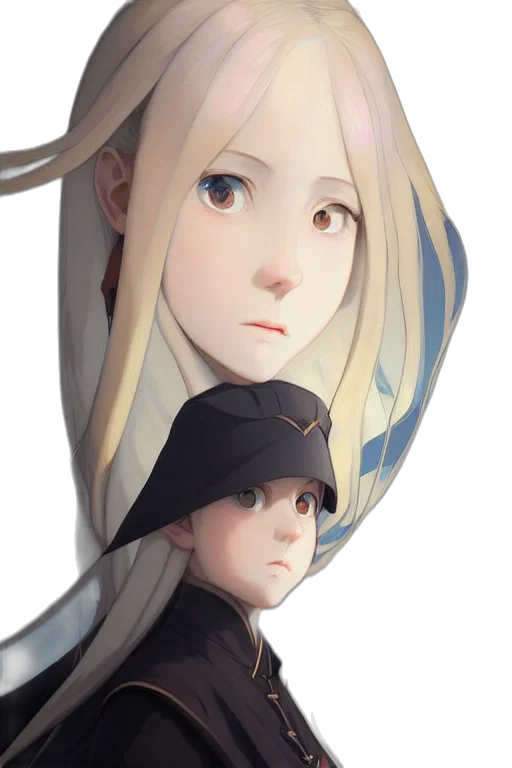 face, hat, mask, staff, concept art, anime, pixel art, fantasy art transparent PNG cut-out