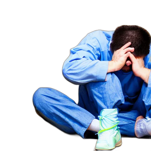 clueless, inoculated, man, falling transparent PNG cut-out